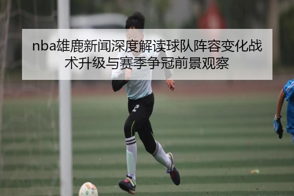 nba雄鹿新闻深度解读球队阵容变化战术升级与赛季争冠前景观察