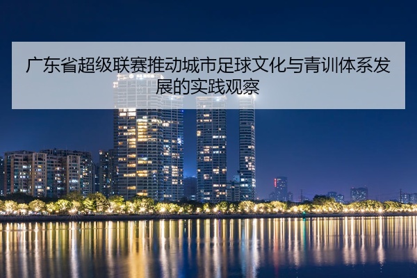 广东省超级联赛推动城市足球文化与青训体系发展的实践观察
